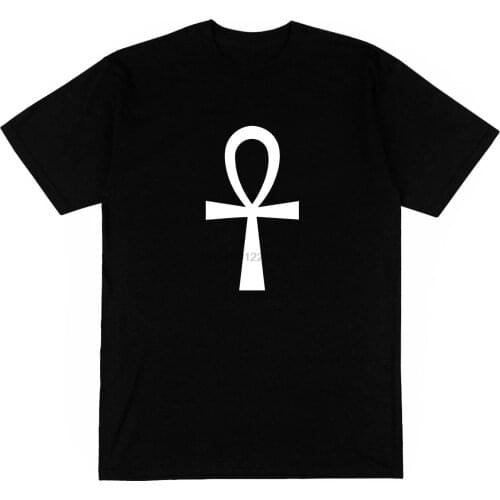 T-shirt Homme Symbole croix egypte egyptien horus rha dieu soleil religion mode