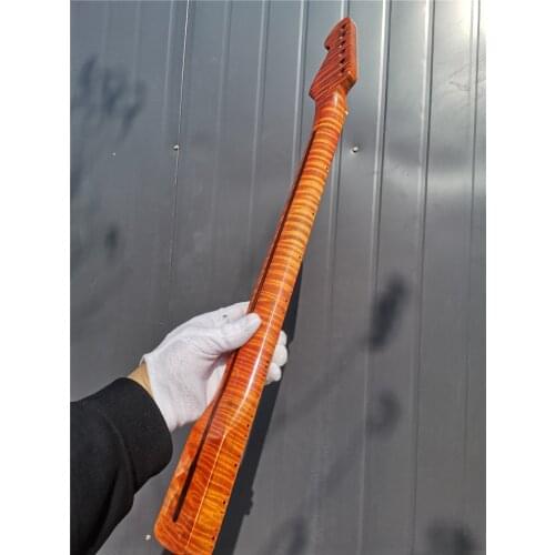 New Electric guitar neck 21 fret 25.5'' maple made and maple Guitar Fretboard #51