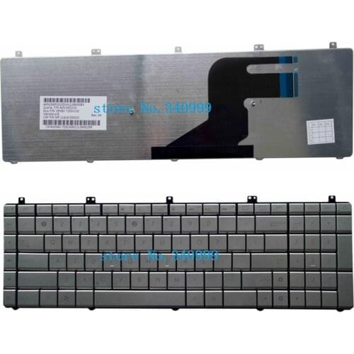 New For ASUS N55 N55S N55SE N55SL N55SF N55X Silver US Laptop Keyboard