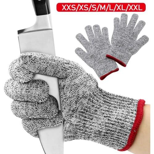 Level 5 Outdoor Fishing Hunting Gloves Anti-cut Gloves Cut Proof Stab Resistant Kitchen Butcher Gloves Safety Working Gloves