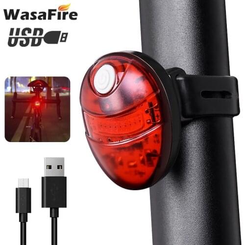 Smart Bike Tail Light Brake Sensor Bicycle Rear Light LED USB Rechargeable MTB Taillight Ultra Bright Cycling Warning Lamp