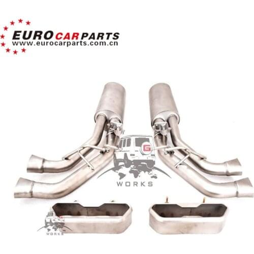 2019 G class w464 g500 g63 exhaust system for G wagon w464 g63 g500 exhaust pipes muffler tips