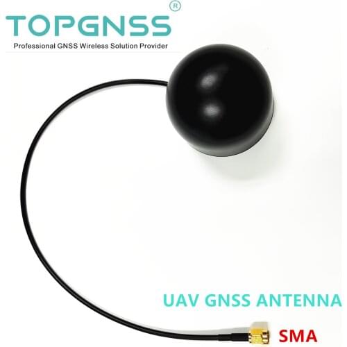 High precision UAV RTK GNSS antenna ZED-F9P GPS High gain antenna CORS SMA antenna 3-12V GNSS GPS GLONASS GALILEO BDS AN502