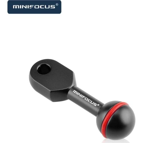 1" Ball to YS Head Clip Arm for Gopro Action Underwater Video Camera Light Diving flashlight Joint Ball Head Clamp Adapter Mount