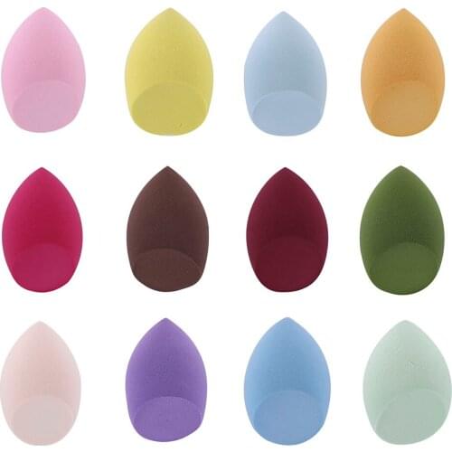 1Pcs Blending Face Liquid Foundation Cream Make Up Cosmetic Powder Puff Wet Dry Two Way 2 Shapes Cosmetic Puff Makeup Sponge
