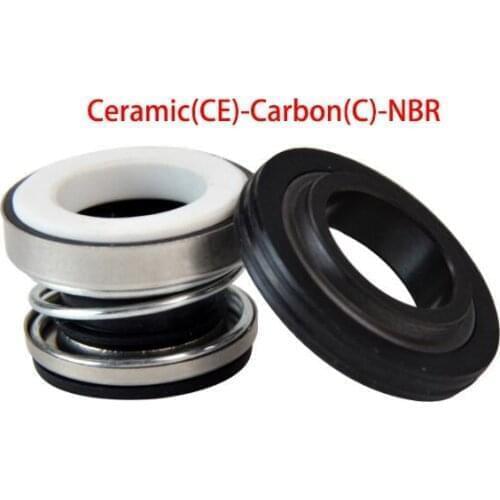 104-12 104-14 104-15 104-16 104-17 Ceramics Carbon NBR Rubber Water Pump Single Coil Spring Bellows Shaft Mechanical Seal
