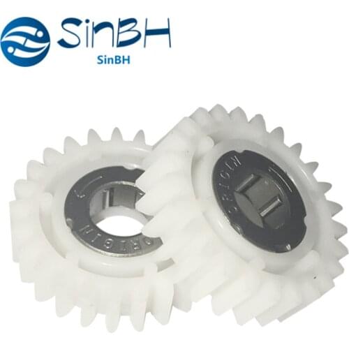 2PCS New 612-10024 Original Gear For Riso RV RZ EV EZ MZ MV RV2450 2460C 2490C RZ200 220 230 310 EV2550 2560 3560 EZ200 220 230
