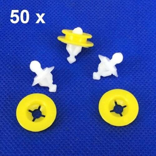 50 Set FOR VOLVO OEM 08-13 C30 Quarter Panel-Fender Liner Clip 30698669