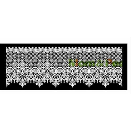 Mom&Pea MPL514 Free Shipping Lace Mold Cake Decoration Fondant Cake 3D Mold Food Grade Silicone Mould