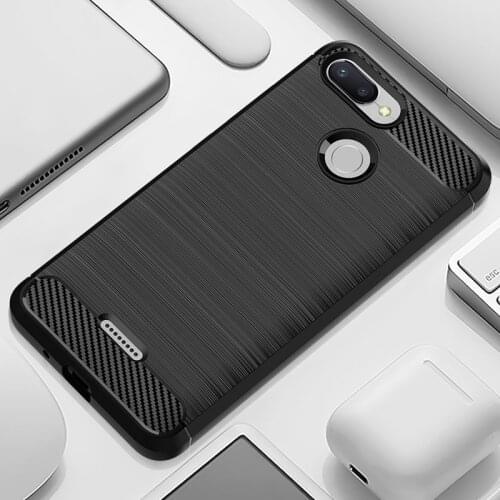 Case For Redmi 6 Case ZROTEVE Soft TPU Silicone Bumper Cover Carbon Fiber Brushed Cases For Xiaomi Redmi6 Redmi 6 6A Covers