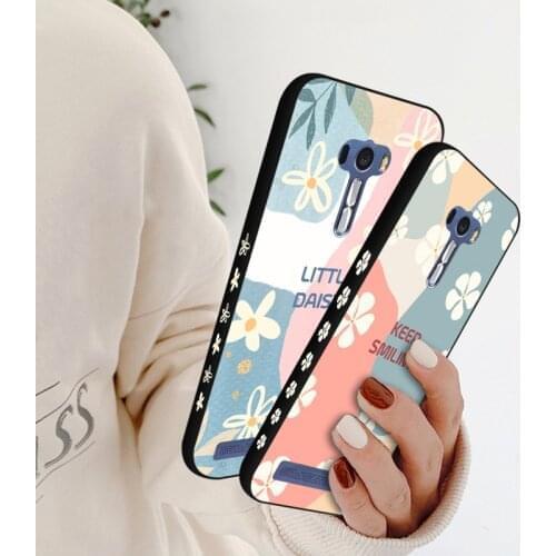 Side Pattern Leaf Clover Case For Asus Zenfone Max Pro M1 ZB601KL ZB602KL TPU Silicone Rubber Cover For Asus ZenFone 3 ZE552KL