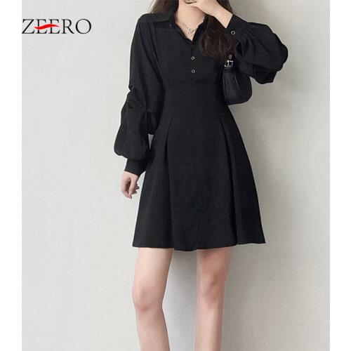 Long Sleeve Black Shirt Dress Punk Hip Hop Harajuku Goth Gothic Sexy Short Women Party Mini Dress Vestidos Vestido Feminino