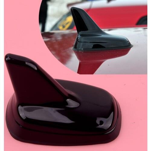 Black Roof Decoration Shark Fin Antenna Aerials Sticker Decoration Fit For VW Golf 7 VII GTI GTD R MK7 2019 2018 2017 2016-2013