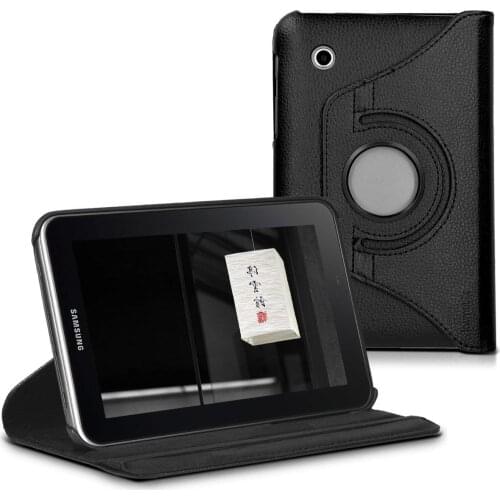 For Samsung Galaxy Tab 2 7.0 Tablet Case 360 Rotation Flip PU Stand Cover for Samsung Tab 2 7.0 GT-P3100 GT-P3110 GT-P3105 Funda
