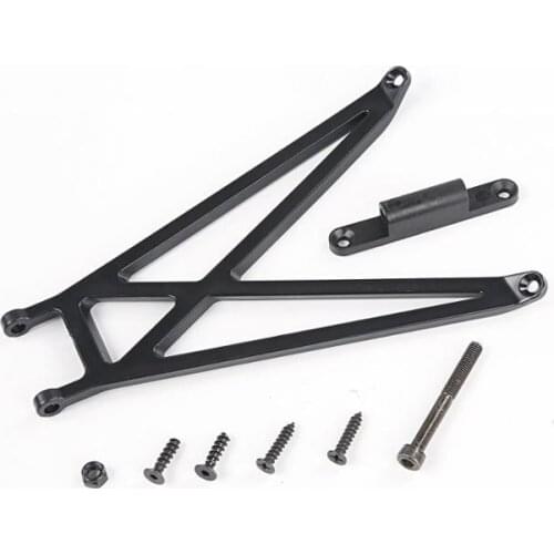 Front Bumper Connector Bracket Kit Fit for 1/5 Rovan F5 Truck MCD XS-5 RR5