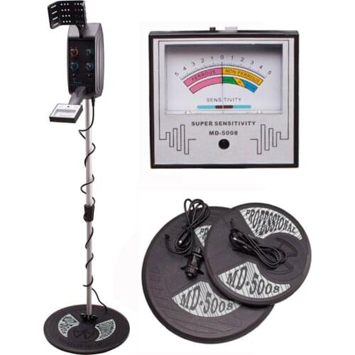 MD-5008 Underground Mineral Metal Detector，Treasure Hunter Gold Searching Metal Tools/ Equipment（With Two Coils ）Fast Shipping