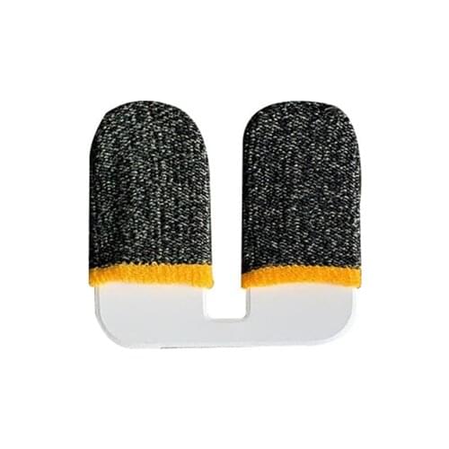 Finger Gloves For Gaming Fiber Thumb Cover Phone Screen Glove Cellphone Fingertip Cuff Game Controller Mini Sleeves Sweat-Proof