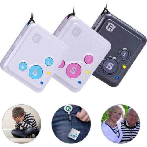 Mini Personal Kids Child GSM GPRS GPS Tracker RF-V16 SOS Communicator 7 Days Standby Voice Monitoring Lifetime Free Tracking