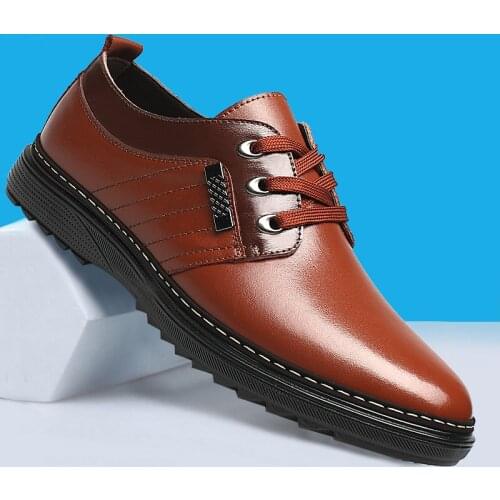 Winter men new business casual shoes dress men shoes zapatos de hombre mens dress shoes men casual natural leather loafers