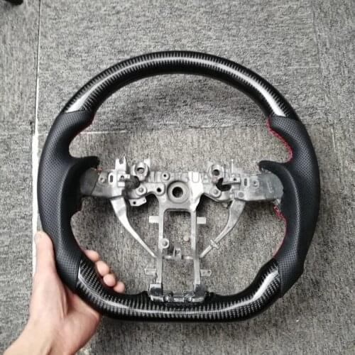 Refit Carbon fiber Leather steering wheel For NissanX-Trail 2014 2015 2016 2017