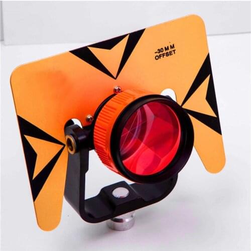 NEW Yellow Color Single Prism with Bag for Total Station 5 8x11 Thread