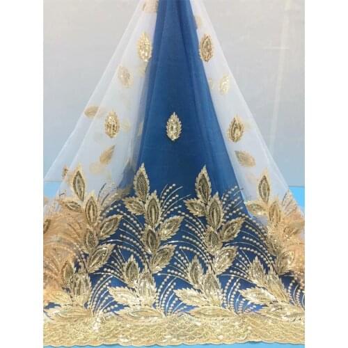 New Hot 5 yards/piece Women Evening Dresses Sewing Lace Fabric DIY Women Tulle Lace Dress Designs Africa wedding party dress