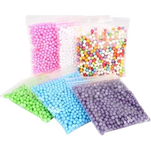 Polystyrene Foam Ball Mini Round Colorful Styrofoam Ornaments Ball Beads Bottle Decors Pillow Sofa Filler DIY Craft 2.5-3.5mm