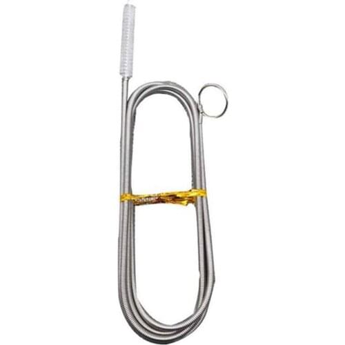 Refrigerator Drain Hole Cleaning Brush household Bendable Spring Design Hanging Ring Nylon Brush refrigerator holefor Kitchen