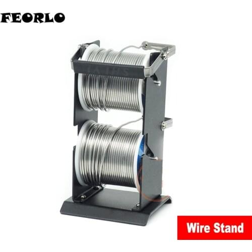 FEORLO SY-227-2 Tin Solder Wire Rack Line Frame Line Seat All Metal Double Tin Wire Rack Welding Wire Bracket Hand Tool Sets