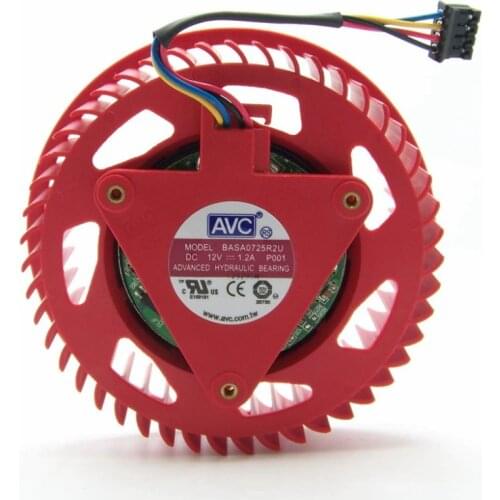 GPU VGA Cooler Fan Turbo Blower For sapphire HD5770 4890 HD 4870 Video Graphics Card Grafikkarte Cooling As Replacement