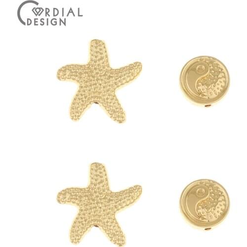 Cordial Design 100Pcs Jewelry Accessories/DIY Making/Geometry Shape/Hand Made/Bracelets Findings/Geometry Beads