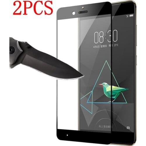 2PCS Full Cover Tempered Glass For ZTE Nubia Z17 mini Screen Protector protective film For Nubia Z17 mini NX569H glass