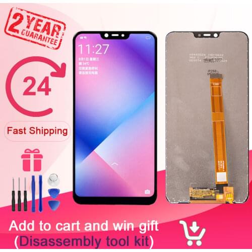 6.2" LCD for OPPO A5 A3s CPH1803 Display Touch Screen Digitizer Assembly for Oppo A3S LCD Replacement Parts+Repair Tools