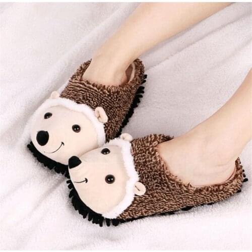 Winter Womens Home Shoes Indoor Warm Plush Slippers Ladies Cute Cartoon Furry Slides Female House Designer Flip Flops Wholesale