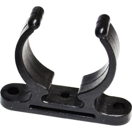 2x 38MM 1-1/2" Black Nylon Boat Hook Clips Boat Storage Clip Black NEW HOT