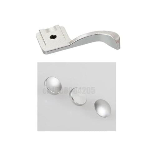 4in1 Sliver Shutter Release button + GRIP THUMBS thumb button Finger buckle F Fuji X-PRO1 X-E2 X-A1 X100 X100S x10 x20 X-M1 X-A1