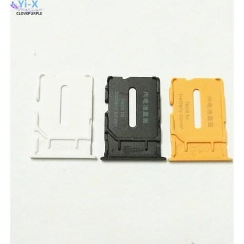 1PCS White/Black/Yellow SIM Card Tray Adapter Slot Holder Cellphone Parts for Oneplus One 1+ A0001