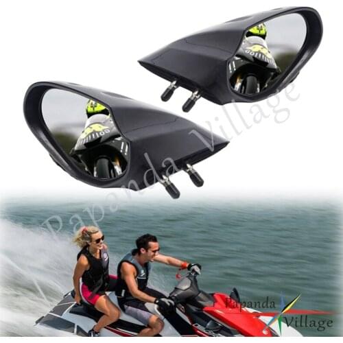 Motorcycle Side Mirrors Jet Ski Motorboat Rear View Mirror Custom For Yamaha WaveRunner VX V1 Cruiser Deluxe Sport 2010-2016