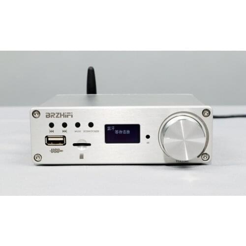 C40 APP Bluetooth 5.0 Lossless Music Card/U Disk with Play Digital Power Amplifier 130W+130W Luxury Home Small Power Amplifier