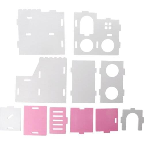 Wooden Hamster House Hideout Exercise Play Toys Mouse Rat Small Animals Chew