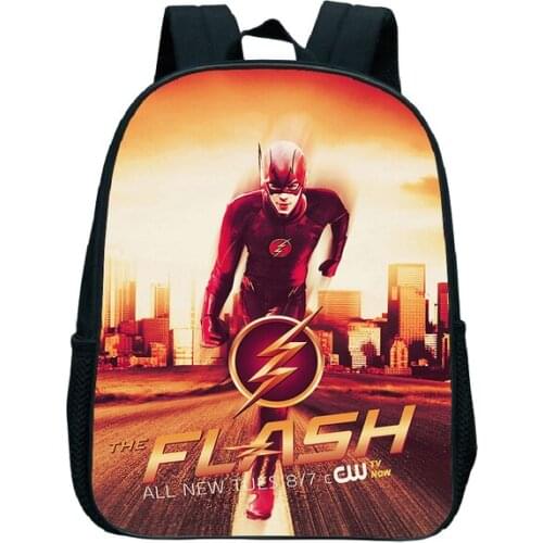 Disney Cartoon The Flash Toddler Backpack Children School Bags Boys Girls Primary Kindergarten Backpack Kids Gift