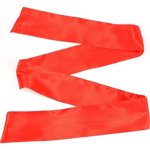 IKOKY Satin Ribbon Sex Toys For Couples Sexy Eye Mask Blindfold Restraints Eyes Patch Belt 1.5M Masque SM Bondage