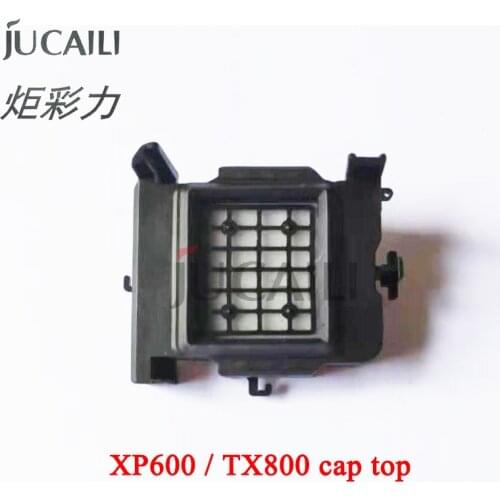 Jucaili 4PCS xp600 print head capping station for epson TX800 XP600 printhead for Eco solvent printer dx11 print head cap top