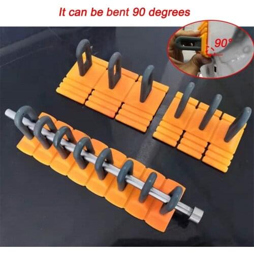 Auto Body Kits Yellow ColorGlue Tabs Pulling Tabs Paintless Dent Removal Puller Tabs Dent Repair Tools Set
