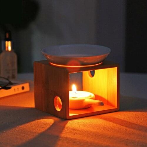 Candle Holder Household Ceramic Candlestick with Hollow Out Base Small Desktop Decors for Home Office Shops