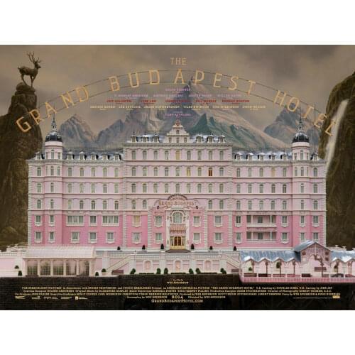 THE GRAND BUDAPEST HOTEL - Movie Photo Art Film Print Silk Poster for Your Home Wall Decor 24x36inch