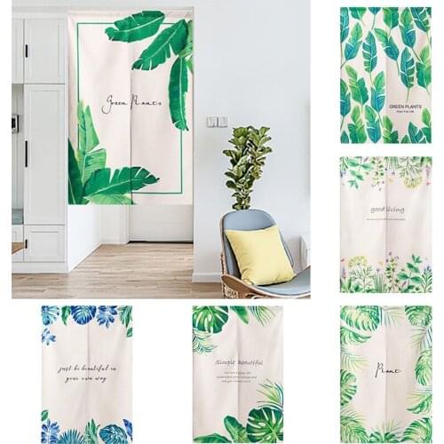 Fabric Curtain Partition Curtain Bedroom Kitchen Shelter Decorative Curtain Toilet Geomantic Door Curtain Hanging Curtain
