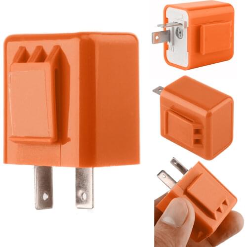 Universal Adjustable Frequency Square Flashing Led Flasher Motorcycle Led Lights Turn Signal Indicator 12V Flash Relay