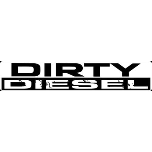 1 Pcs DIRTY DIESEL Sticker Vinyl Water Proof Decal Funny JDM 4x4 Truck SUV Car Window Bumper for JEEP 15x3cm
