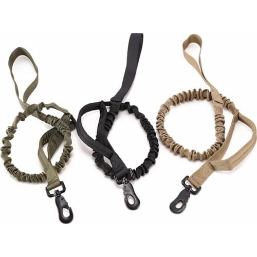 Military Tactical Dog Leash Adjustable Nylon Pet Training Leash for Walking Training Quick Release Medium Large Dog Shepherd Dog